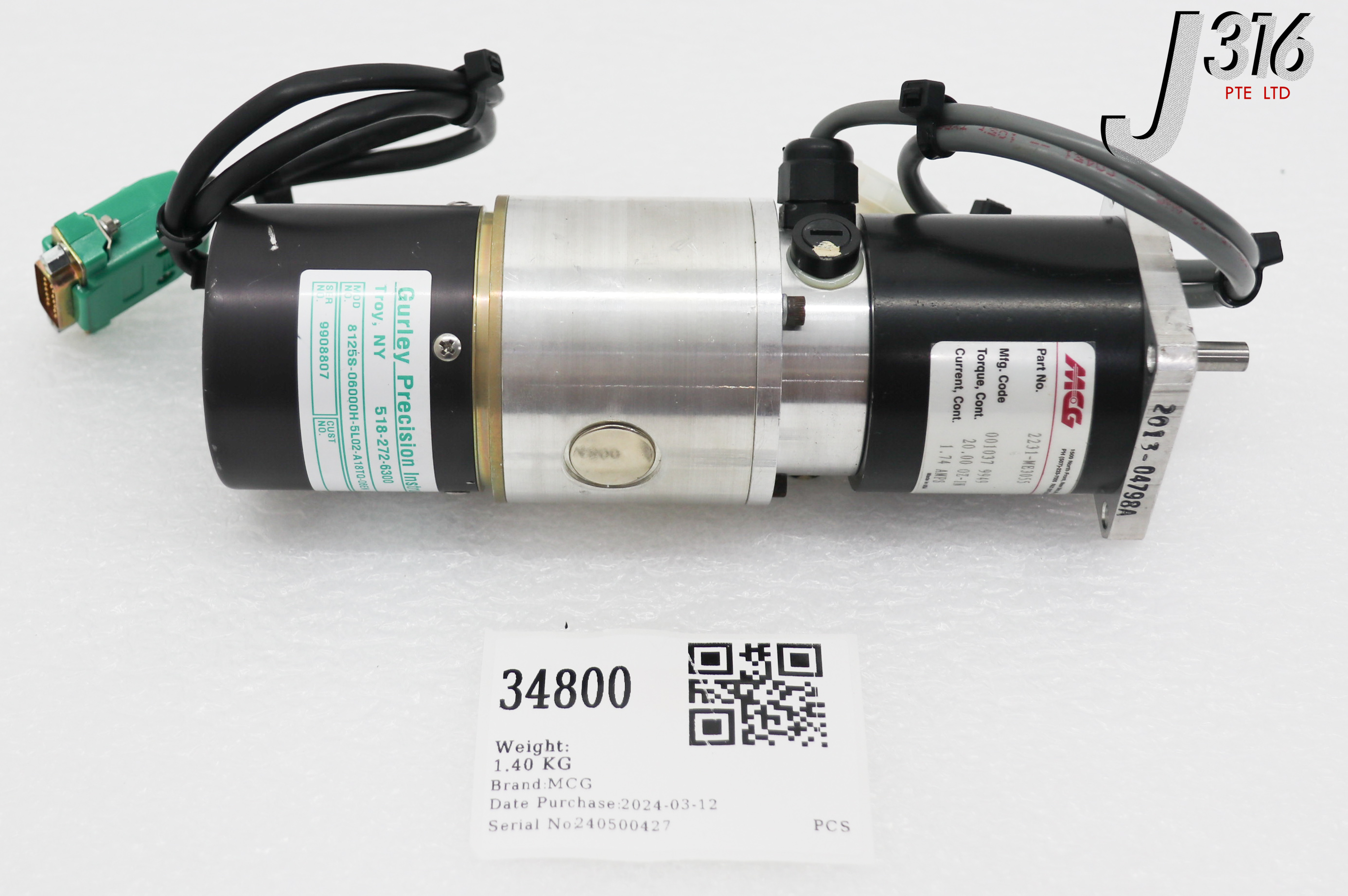 〖リクエスト〗2 34800 MCG SERVO MOTOR W/ ENCODER 2231-ME3055 | eBay